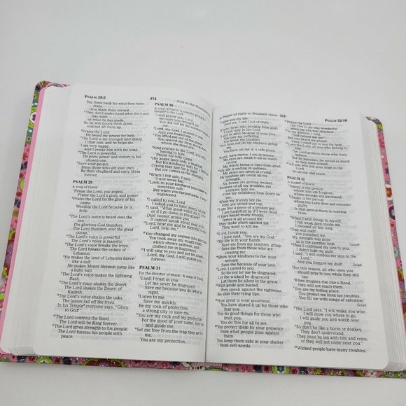 International Children's Bible Shiny Sequin Pink Colorful Holy Bible - Picture 7 of 10